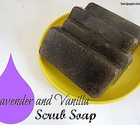 lavender and vanilla scrub soap, cleaning tips