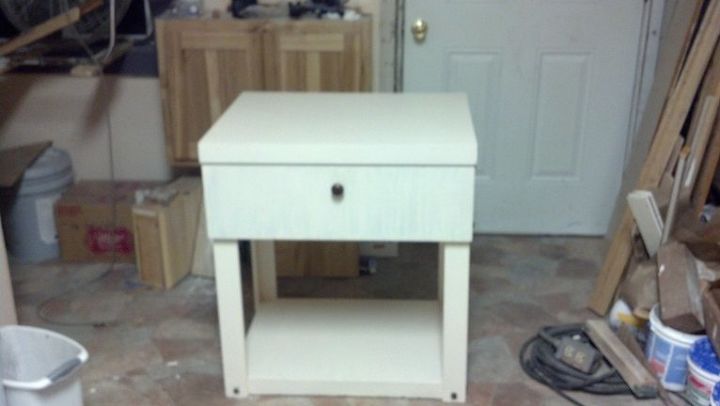 remember my plaster board butcher block, painted furniture, hat front door still needs another coat of paint