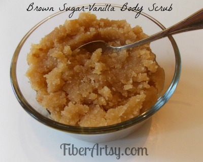 brown sugar vanilla body scrub recipe, crafts