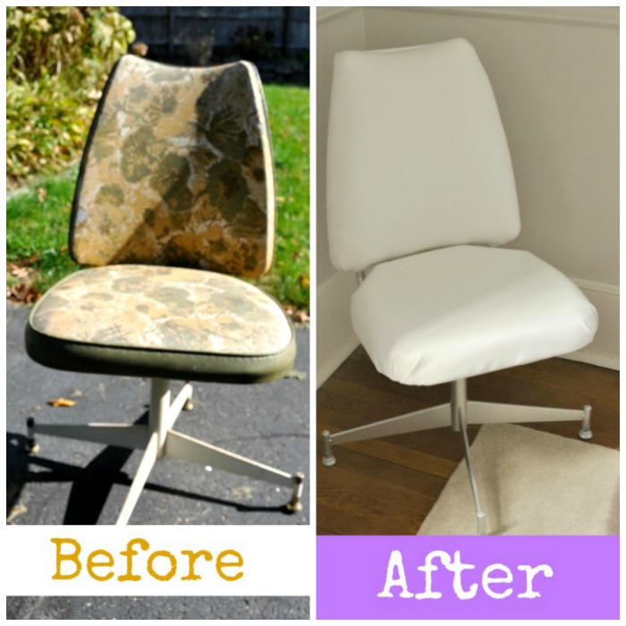 Trash To Treasure Desk Chair Makeover Hometalk Trash To Treasure Desk Chair Makeover Painted Furniture
