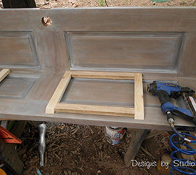 build a corner bookcase using a door, diy, how to, repurposing upcycling, woodworking projects, When attaching the shelf frame pieces I like to use spacers that way I can make sure every frame piece is evenly spaced and located correctly