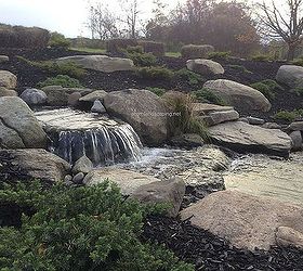 gorgeous ecosystem waterfall garden pond monroe county rochester ny, landscape, outdoor living, ponds water features, Waterfall Ponds Pond Maintenance Monroe County Rochester NY