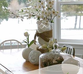 lighten up with old glass lamp globe decor, flowers, seasonal holiday decor