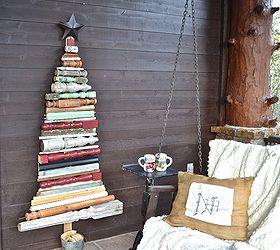 i made a christmas tree using old spindles that gives me holidaycheer, christmas decorations, crafts, repurposing upcycling, seasonal holiday decor, 5 Grab a blanket and some hot cocoa and sit by the spindle tree