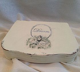 silverware box to keepsake box, crafts, repurposing upcycling, I added a gorgeous graphic of a vintage ballerina