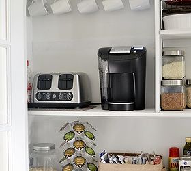pantry coffee station, closet, kitchen design