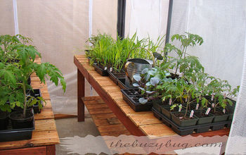 Recycled Wood Fence Turned into a beautiful Greenhouse Bench!