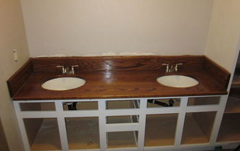 Oak Vanity Top With Undermount Sinks