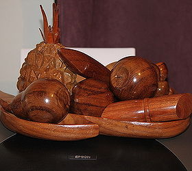 How to update the look of wooden fruit ?