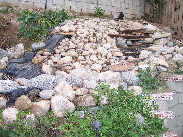epic waterfall fail, ponds water features, A Homeowner PAID to have this waterfall installed Yes this is a completed project