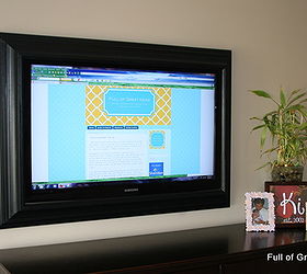 picture perfect tv how to make a flat screen tv frame with trim, diy, home decor, how to, After