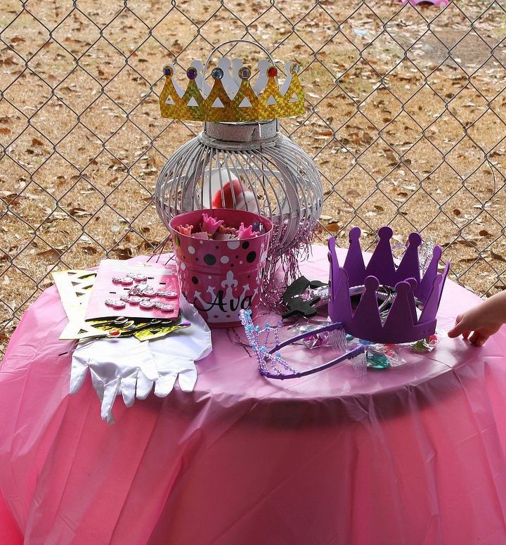 royal princess ball birthday party, crafts, Party favors crowns gel nail polish gloves swords shields and diamond ring suckers