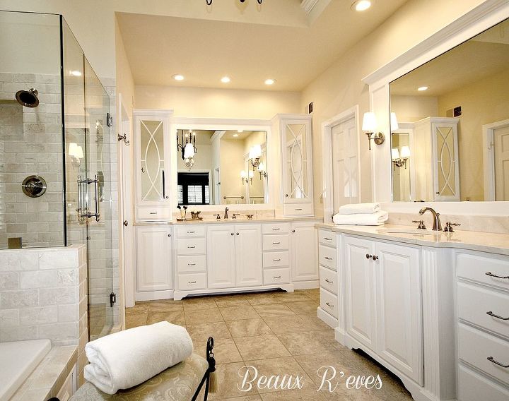 master bathroom remodel, bathroom ideas, home decor, spas, tiling, Spa like Master Bath