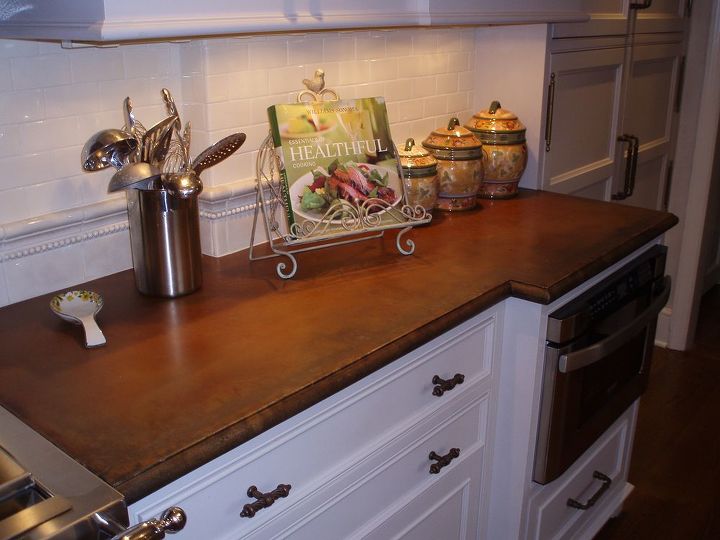what do you look for in a new countertop, concrete countertops, countertops, home decor, One of our Verdicrete tops