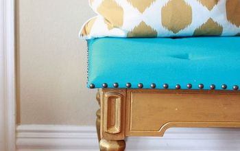 Turn a Coffee Table Into a Tufted Bench