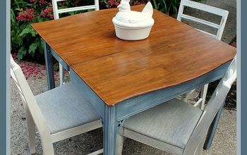 Come Check Out the Latest Makeover~ Extensole Table and Roadside Rescue Chair Makeover #diy #artisbeauty #roadsiderescue