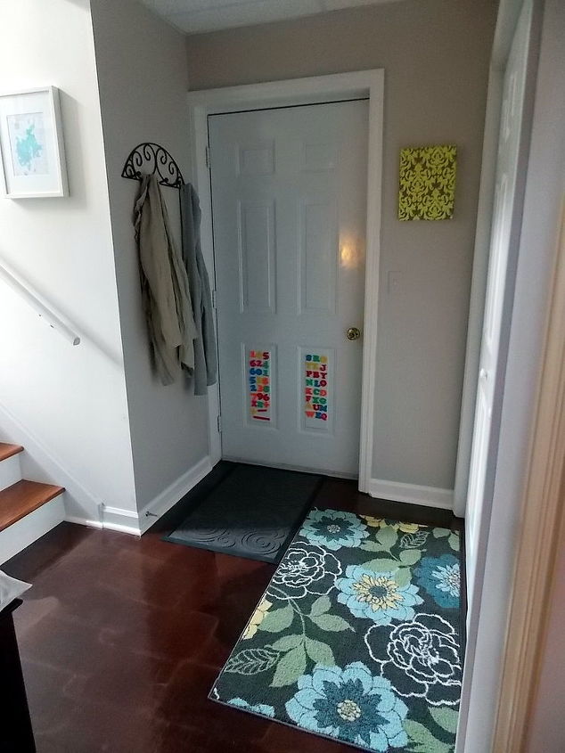 hallway updates, foyer, home decor, laundry rooms