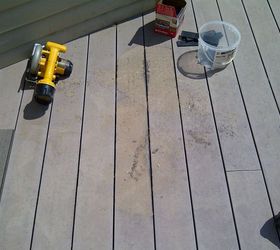 Add a Grill Mat to protect your deck Hometalk