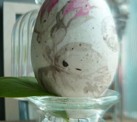 decoupaged easter eggs and diy bird nest, crafts, decoupage, easter decorations, seasonal holiday decor