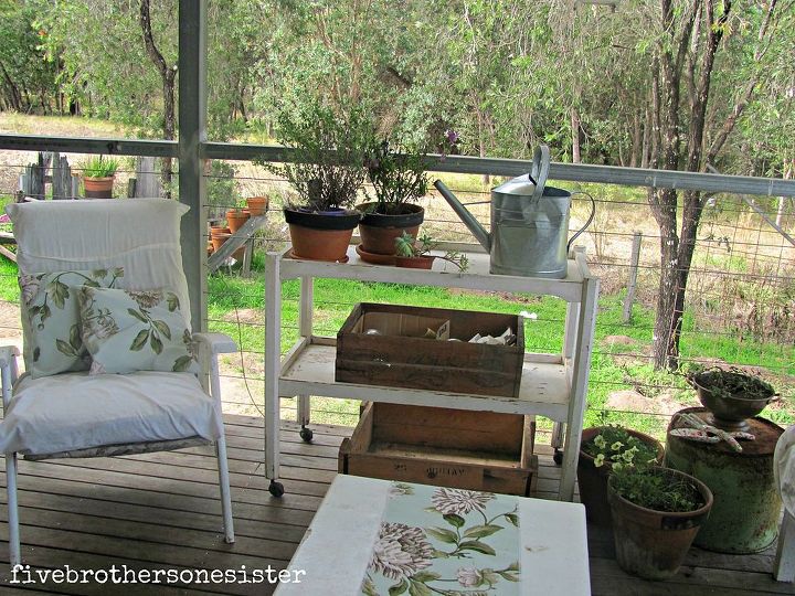 veranda, decks, outdoor living, trolley on veranda