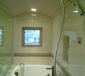 steam shower and tub, bathroom ideas, home improvement