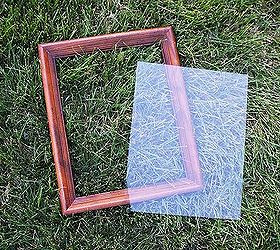 framed chalkboard diy, chalkboard paint, crafts, You ll want to choose a frame that has a sturdy backboard or glass that can be easily removed I found this frame at a thrift store for 3 Separate the backing from the frame This is where the screwdriver comes in handy you may hav