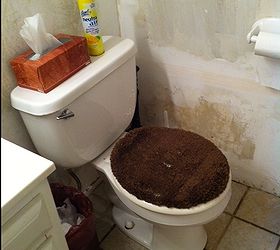 q unloved bathroom help, bathroom ideas, cleaning tips, diy, flooring, home improvement, home maintenance repairs, tile flooring, tiling, We re in the middle of patching and painting Just looking for suggestions to reduce the odor