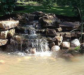 roselle il pond installation by gem ponds, landscape, outdoor living, ponds water features