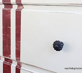 red grain sack dresser, chalk paint, painted furniture, rustic furniture, Wonderful pumpkin knobs by D Lawless Hardware