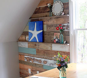 how to install a scrap wood wall, diy, home decor, pallet, wall decor, woodworking projects