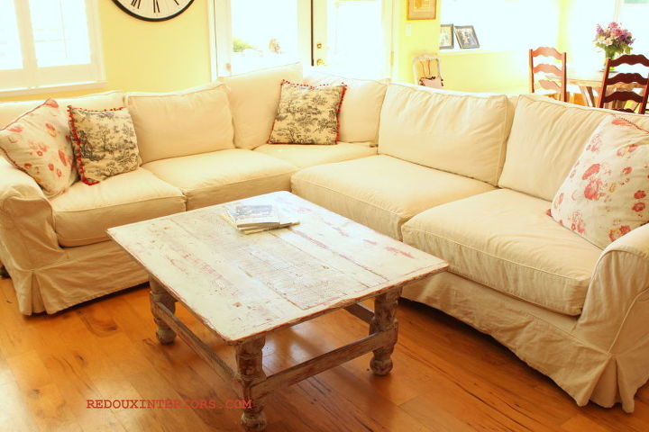 the sunday showcase, home decor, outdoor furniture, painted furniture, pest control, A freshly slipcovered couch