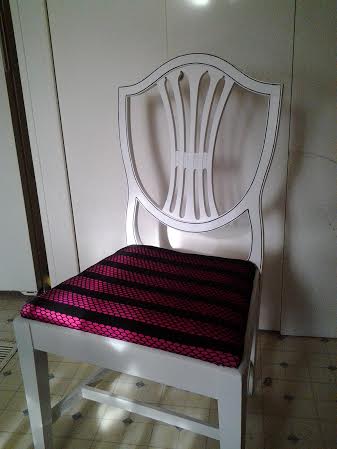 chair update, painted furniture