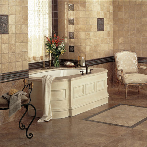 floor to ceiling fabulous bathroom tile trend, bathroom ideas, electrical, home decor, tile flooring, tiling, 3 Use similar tiles in different scales Pay attention to proportion and break up the tile accordingly