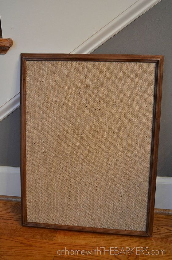 framed burlap and book pages, crafts, repurposing upcycling, seasonal holiday decor, Burlap and frame after