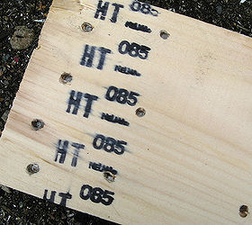 is pallet wood reclaimed lumber safe plus more safety tips, pallet projects, How is it treated HT means heat treated which is safer than chemically treated Watch for markings on the wood Avoid any wood that is extremely heavy stained or has an odour