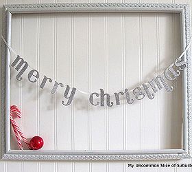 create very simple christmas garland, christmas decorations, seasonal holiday decor, That is it cute simple and fun