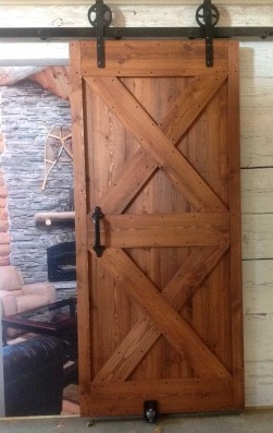 ready to assemble door for barn door hardware, doors, Finished door