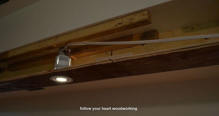 how to make a ceiling beam, diy, lighting, woodworking projects
