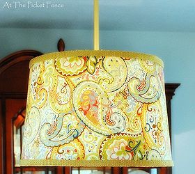 "¡Hazte con una nueva lámpara de araña para tu casa! Mi tutorial de la lámpara de araña con pantalla de tambor.