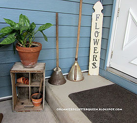 my covered front porch patio, outdoor living, patio, porches, House plants come outdoors This one is a peace lily