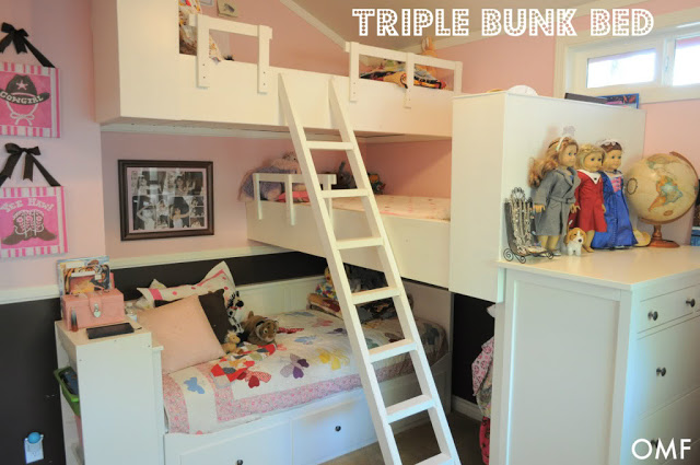 11 organized small spaces, organizing, Triple Bunk Bed