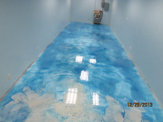 custom reflector enhancer epoxy flooring job in los angeles ca, concrete masonry, flooring, painting