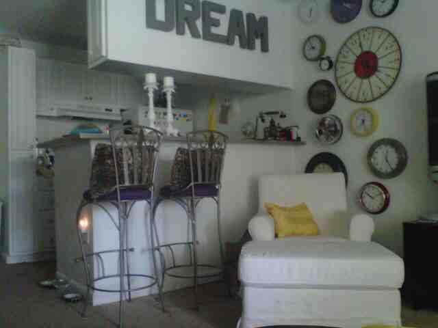 my clock wall, home decor, wall decor, The very first My inspiration came from Rod Stewart I need to be reminded that time is on my side I m young so I should be free
