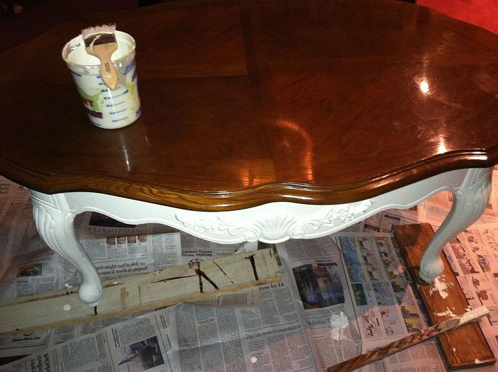 painted coffee table inspired by tonya miller dean hemets 1964 coffee table, chalk paint, painted furniture
