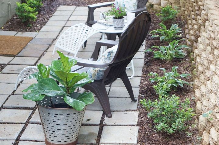 patio makeover and reveal, decks, gardening, landscape, outdoor living, patio