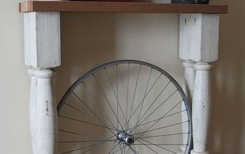  Mesa de salão com rodas de bicicleta