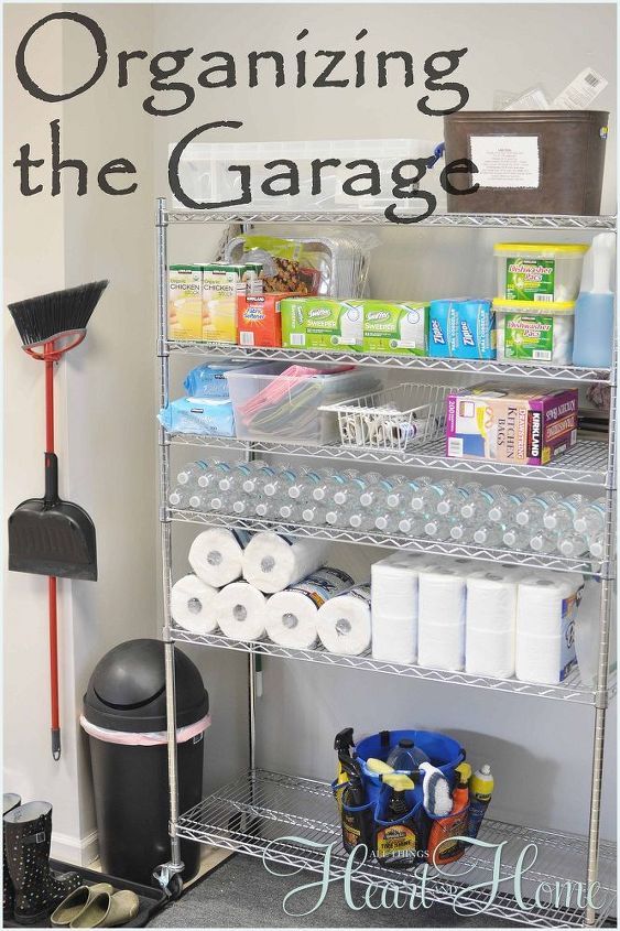 organizing the garage, garages, organizing