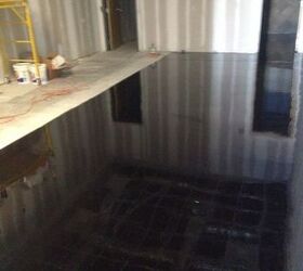 featured photos, Once dried we installed an Elite Crete black epoxy base color