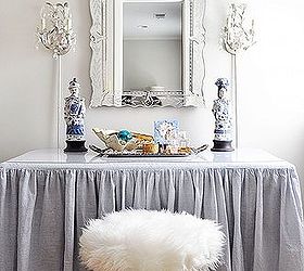 a vanity table, home decor, Unused closet space turned vanity table