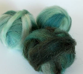 easy diy felted wool dryer balls, crafts
